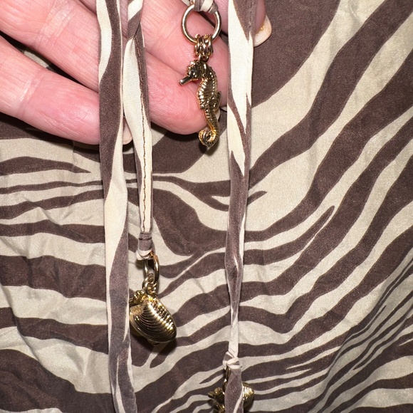 Milly Cabana Silk. swimsuit Swim Cover-Up S - Picture 3 of 5